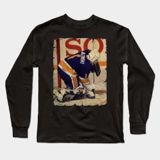 Pat Jablonski, 1990 in St. Louis Blues (4.13 GAA) Long Sleeve T-Shirt